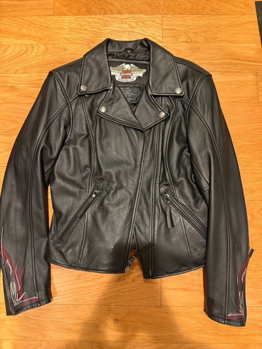 Women’s Harley Davidson Black Leather Jacket